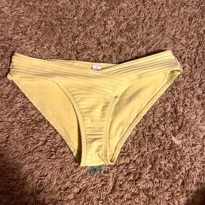Yellow bikini bottom